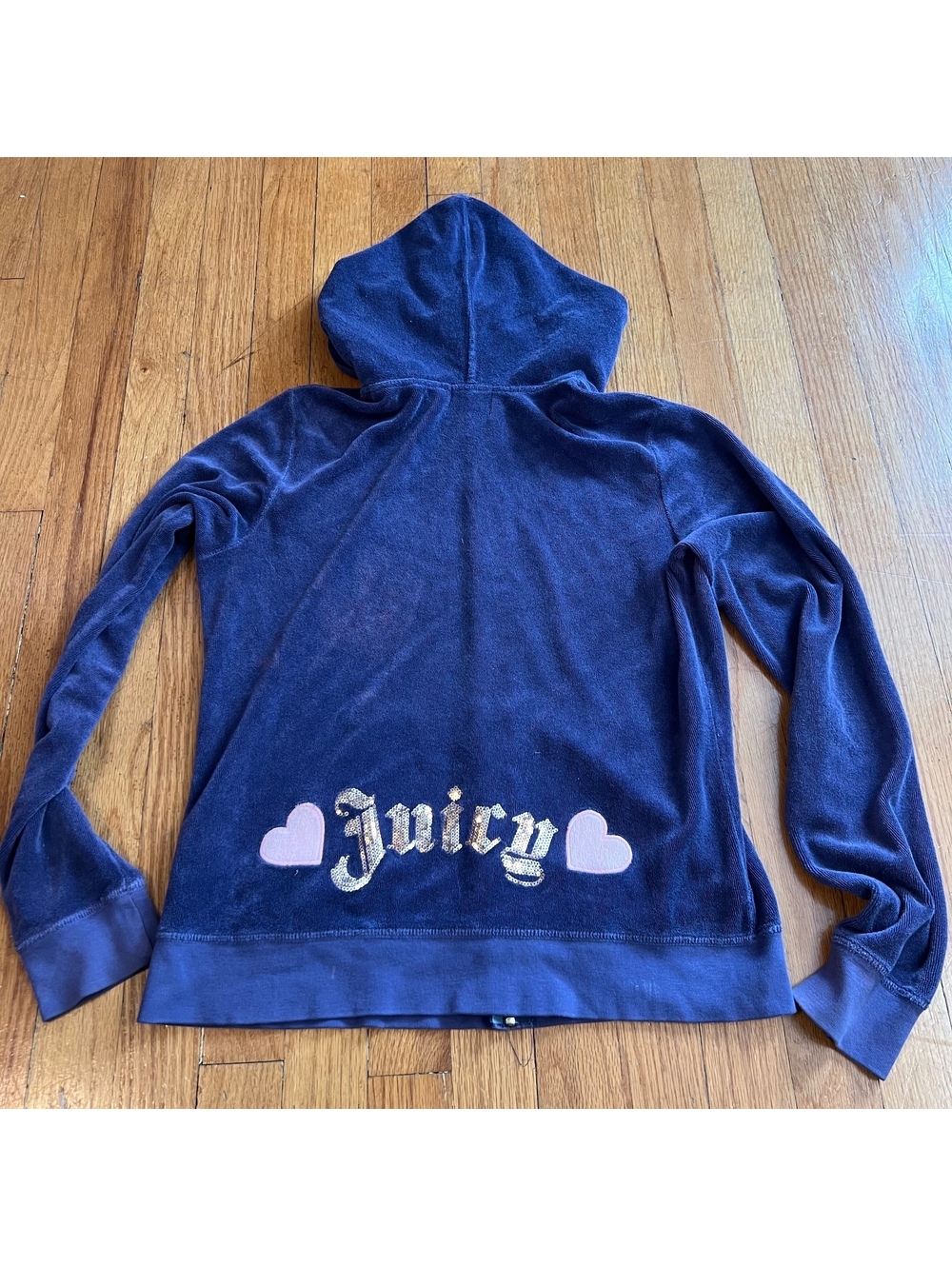 Vintage Y2K purple juicy couture zip up hoodie